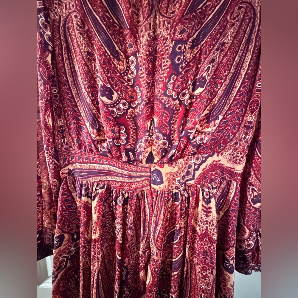 Joie Molly Maxi Dress MSRP $698 Sz S Vintage Fall 2015 Featured in Vogue 💯 Silk - Picture 11 of 15